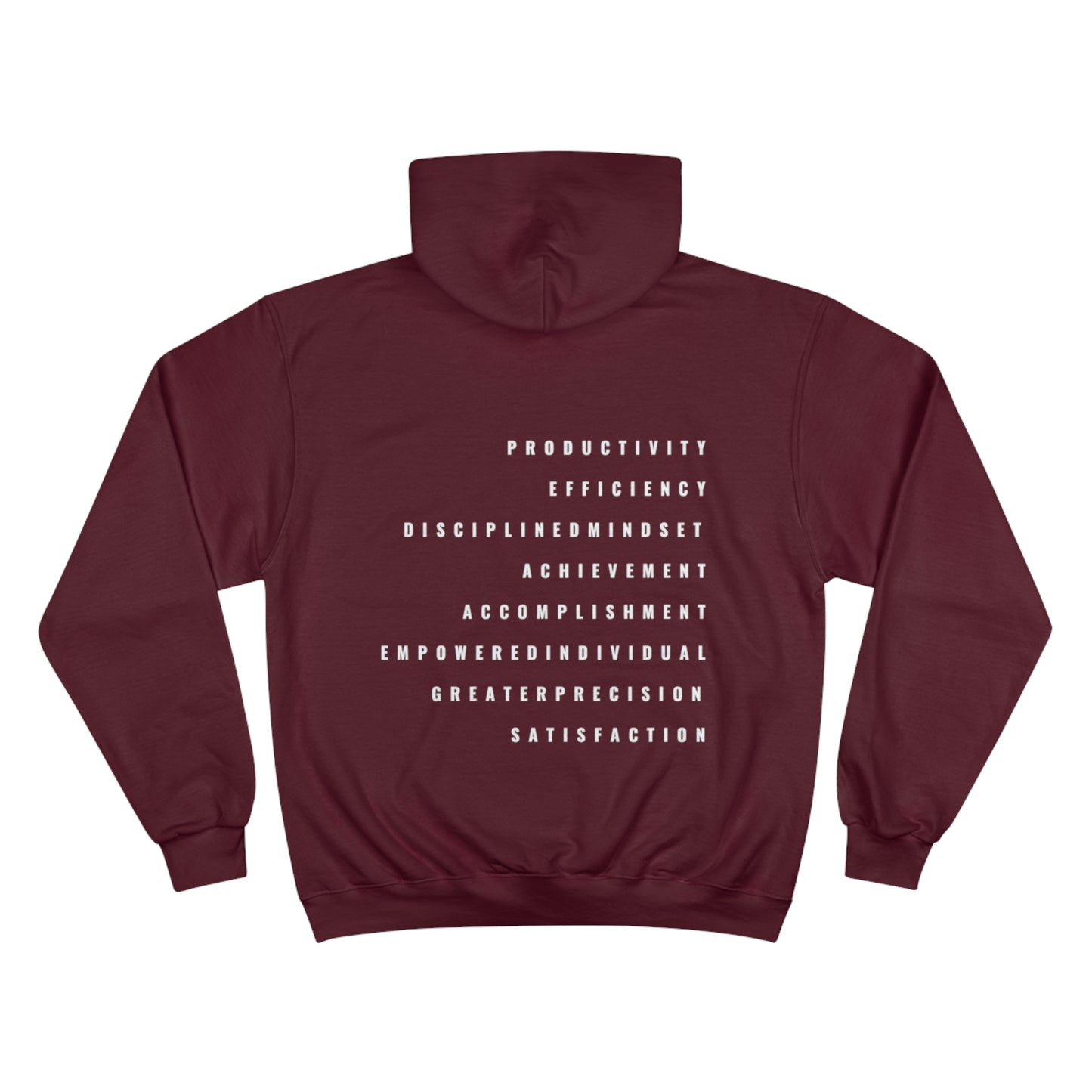 Focus Unisex Champion Hoodie White Sign