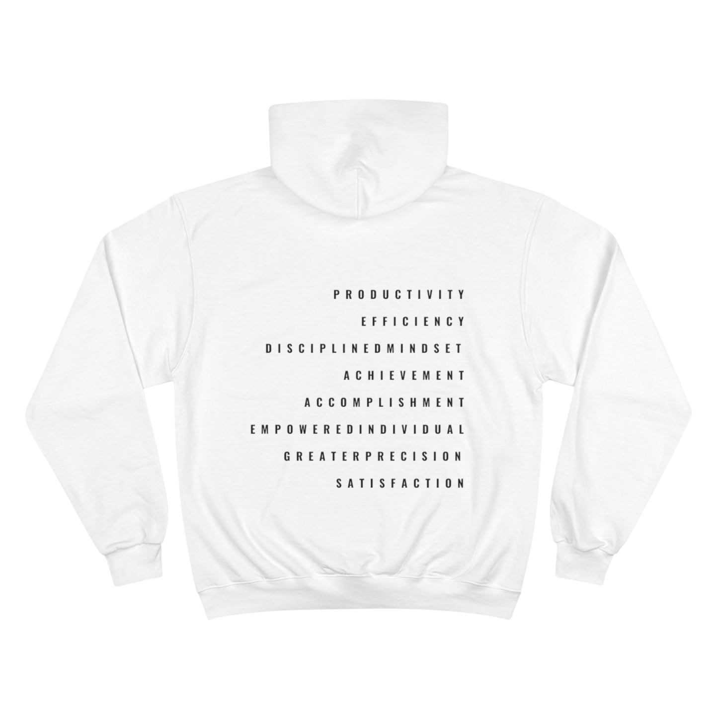 Focus Unisex Champion Hoodie Black Sign