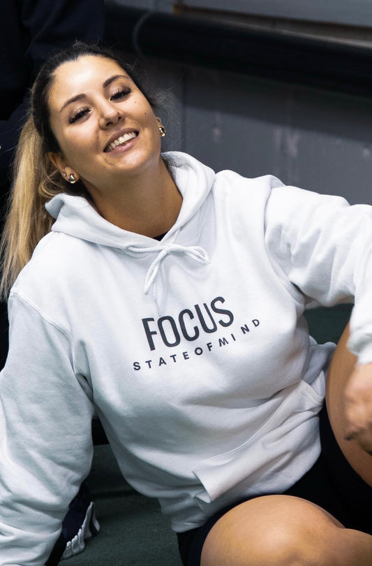 Focus Unisex Champion Hoodie Black Sign